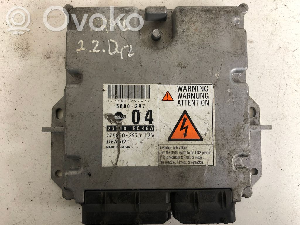 Engine control unit/module   23710EQ46A,2758002976
