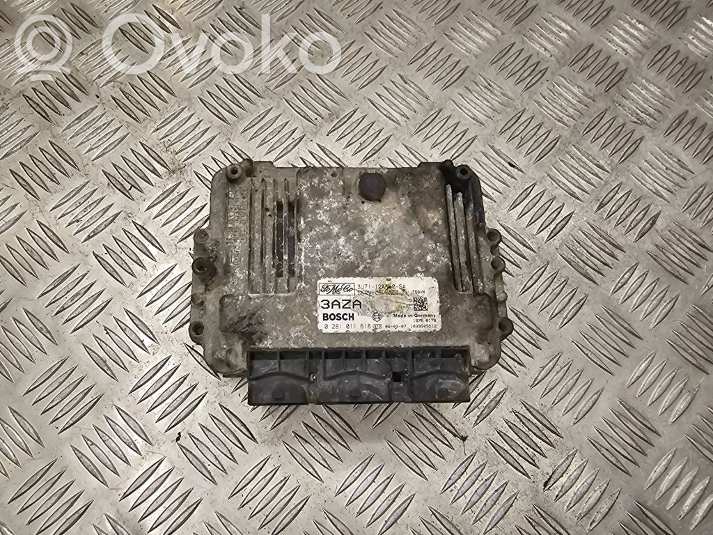 Engine control unit/module   3U7112A650SA,0281011618,3AZA,1039S05512