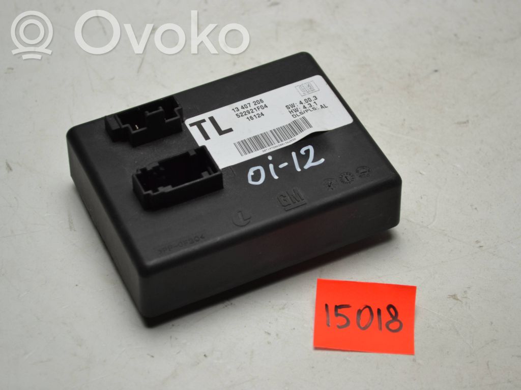 Opel Insignia A Priekabos kablio valdymo blokas 