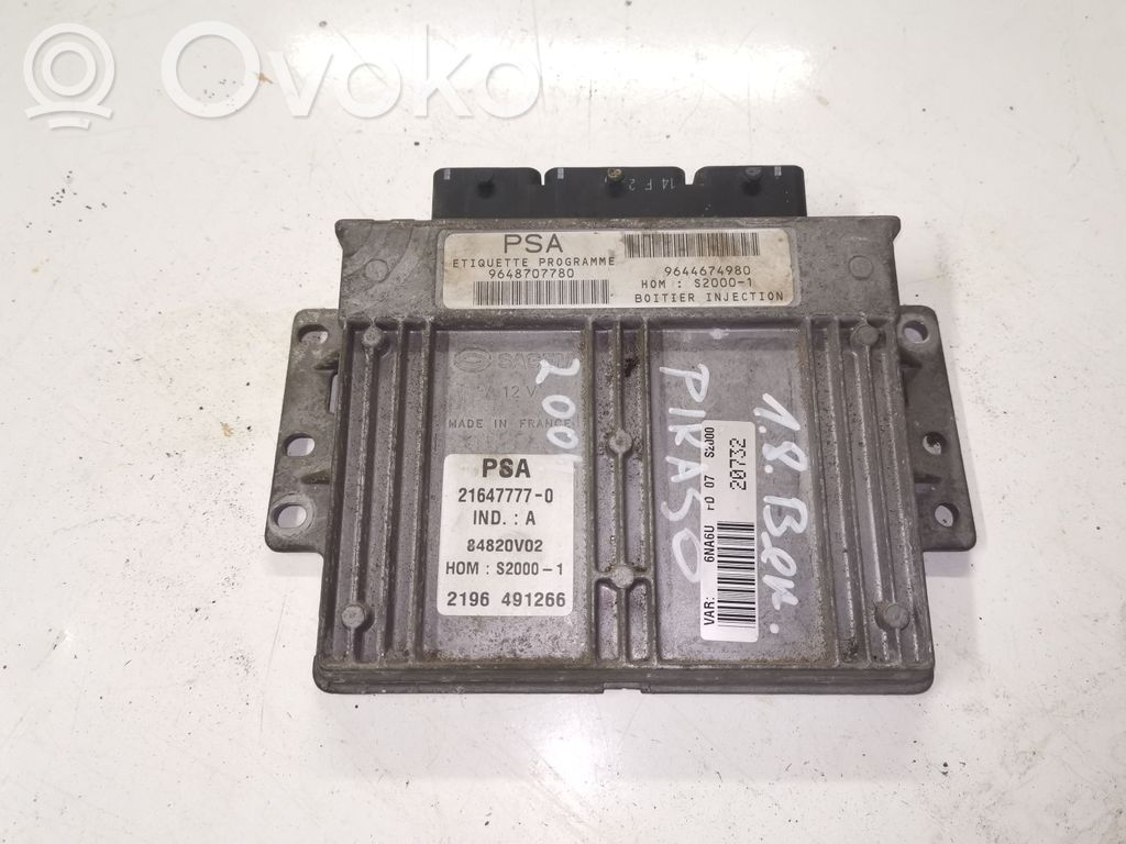 Citroen Xsara Picasso Engine control unit/module 
