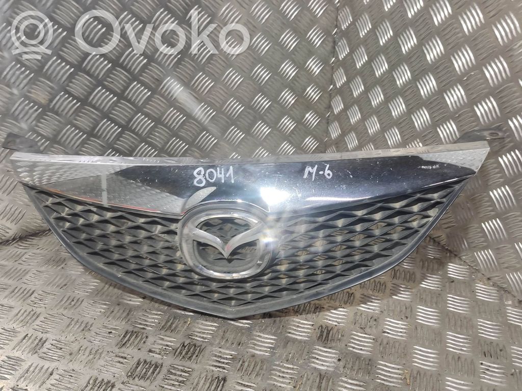 Mazda 6 Etupuskurin ylempi jäähdytinsäleikkö 