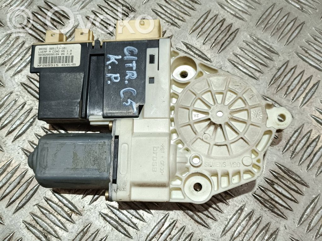 Citroen C5 Motorino alzacristalli della portiera anteriore 