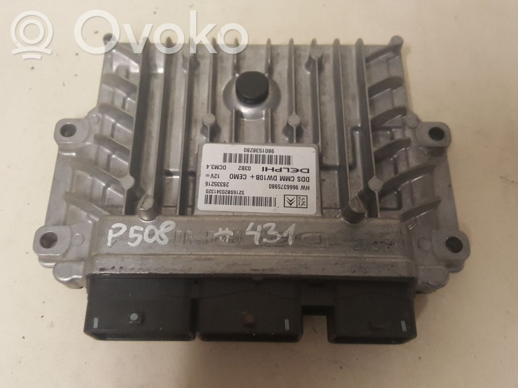 Engine control unit/module   9801538280,HW9666375980,28335216