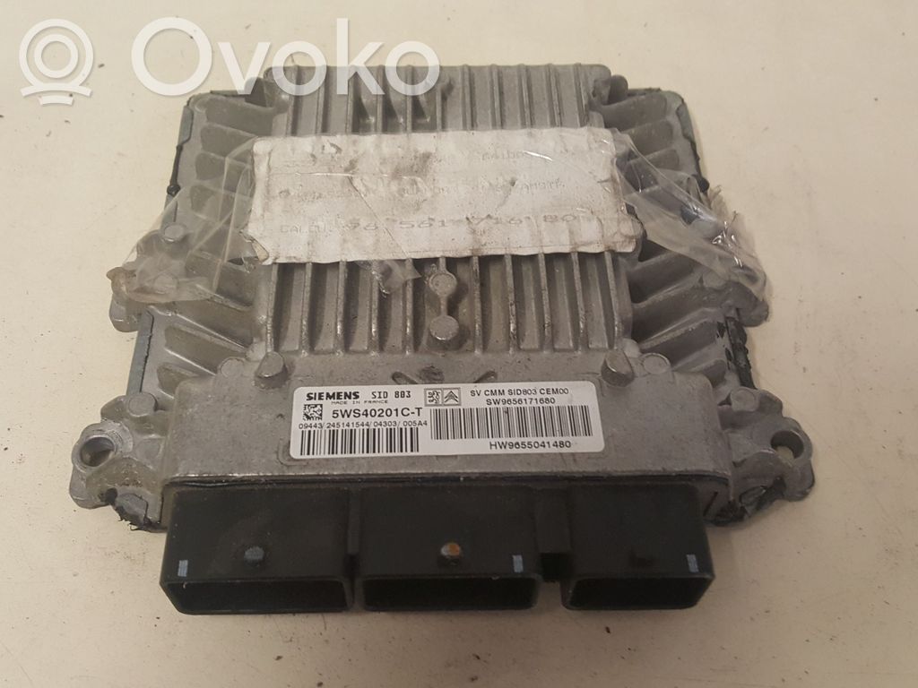 Engine control unit/module   9655041480,9656171680,5WS40201CT,5WS40201,SID803