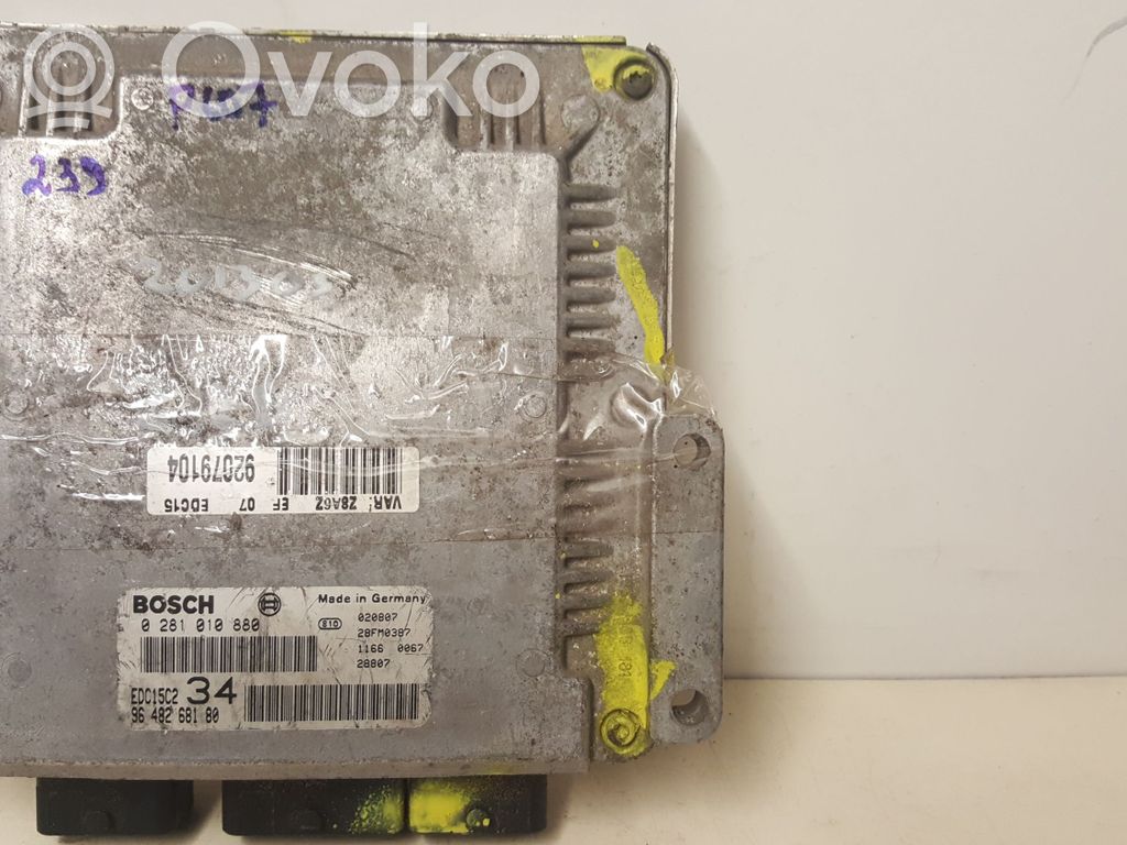 Peugeot 607 Engine control unit/module 