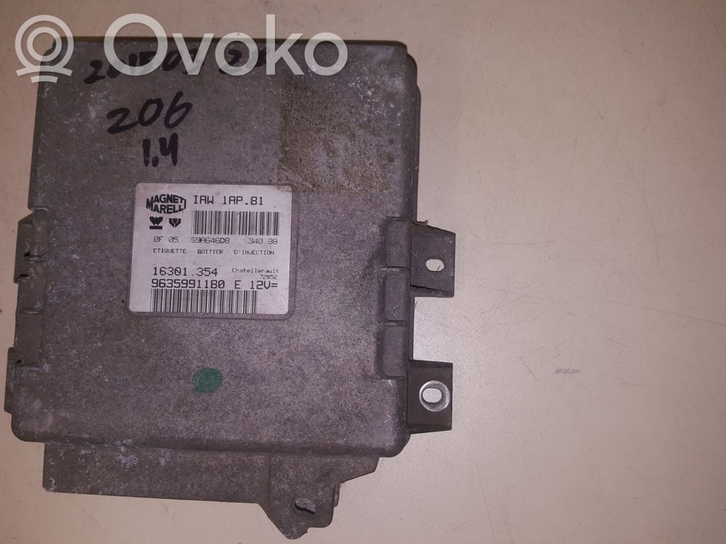 Peugeot 206 Engine control unit/module 