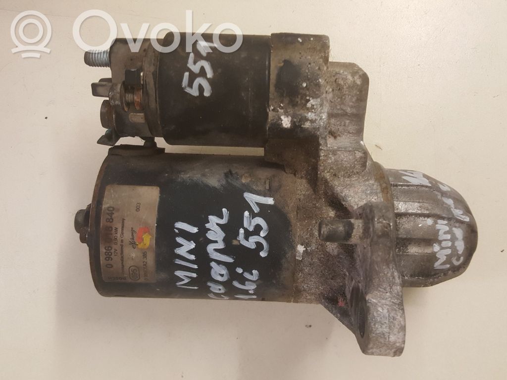 Mini One - Cooper R50 - 53 Starter motor 