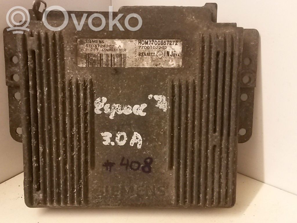 Engine control unit/module   7700867272,7700102202,S103724202A,S103724202