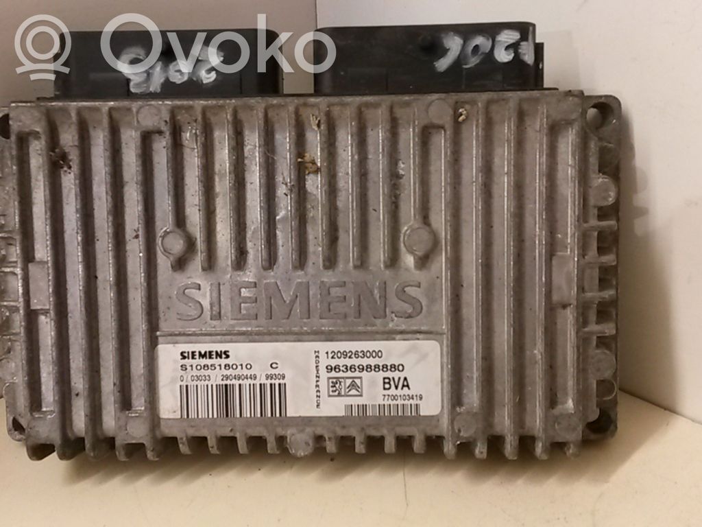 Peugeot 206 Gearbox control unit/module 
