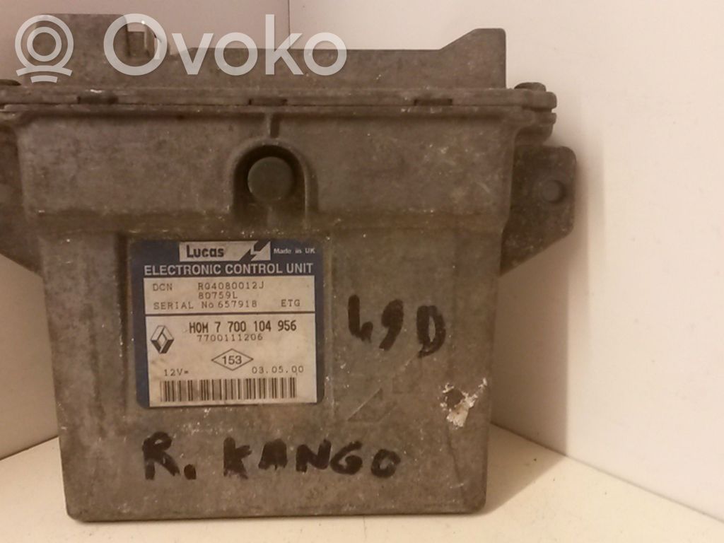 Engine control unit/module   7700104956,7700111206,R04080012J,80759L