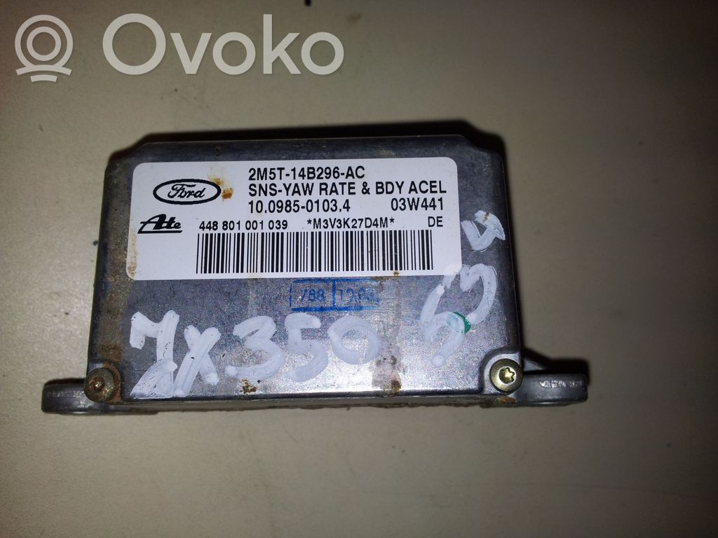 Jaguar XJ X350 ESP acceleration yaw rate sensor 
