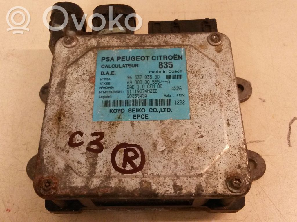 Power steering control unit/module   9653783580,6900000555,Q1T19074M2ZE