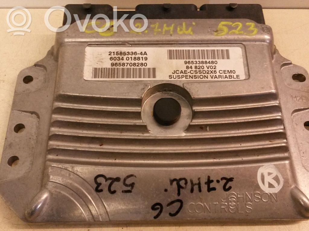 Citroen C6 Module de commande suspension 