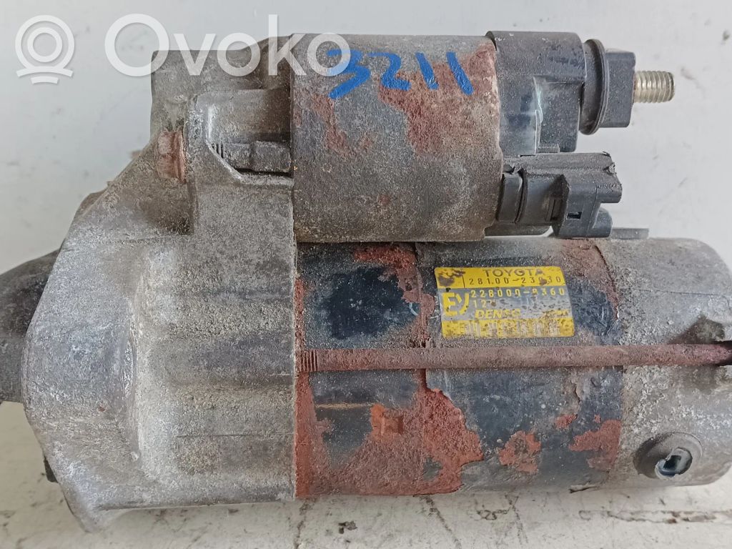 Toyota Yaris Starter motor 