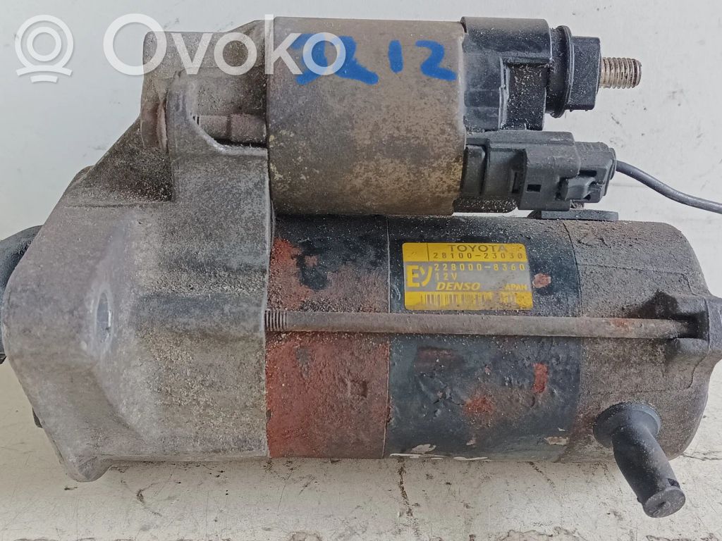 Toyota Yaris Starter motor 