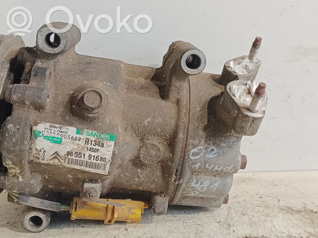 Citroen C2 Air conditioning (A/C) compressor (pump) 