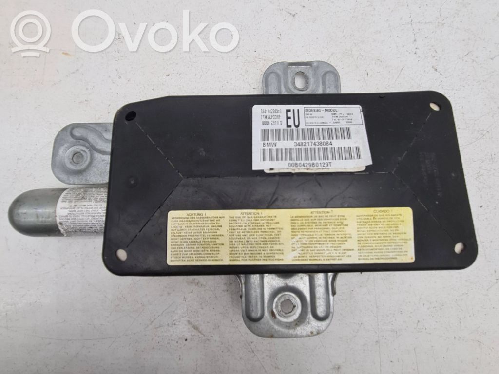 BMW 3 E46 Priekinių durų oro pagalvė 