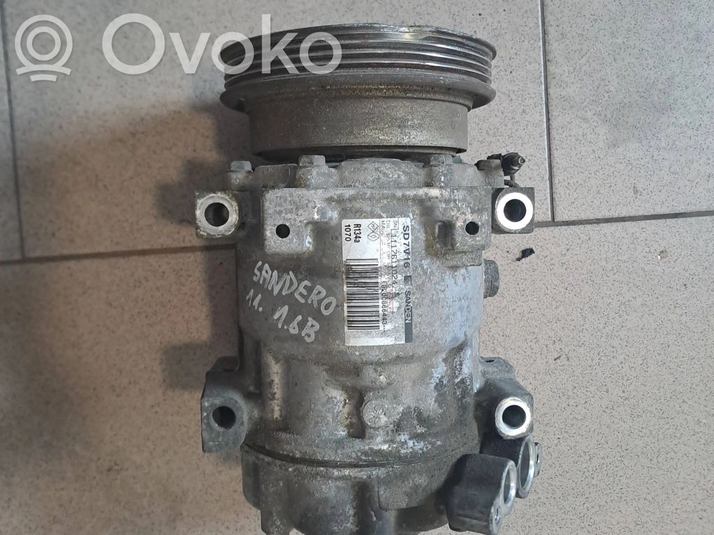 Renault Sandero I Air conditioning (A/C) compressor (pump) 