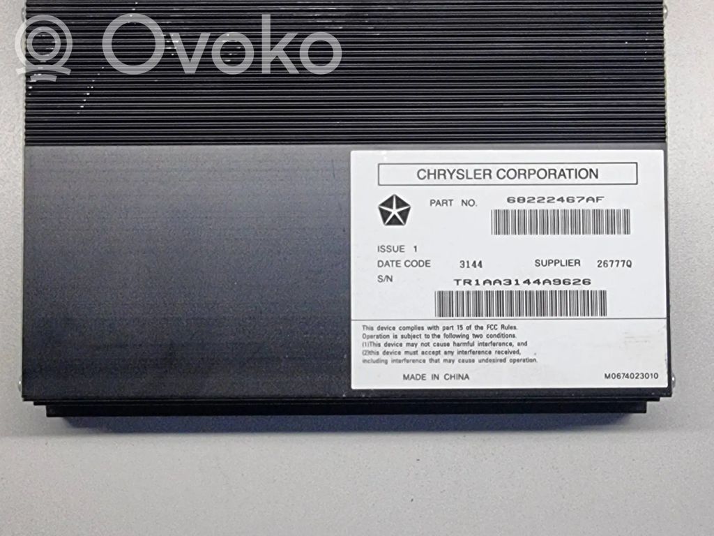 Garso stiprintuvas   68222467AF,26777Q,AA3144A9626