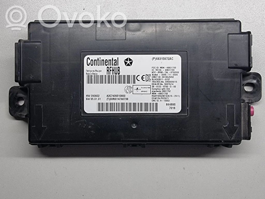 Dodge Challenger Other control units/modules 