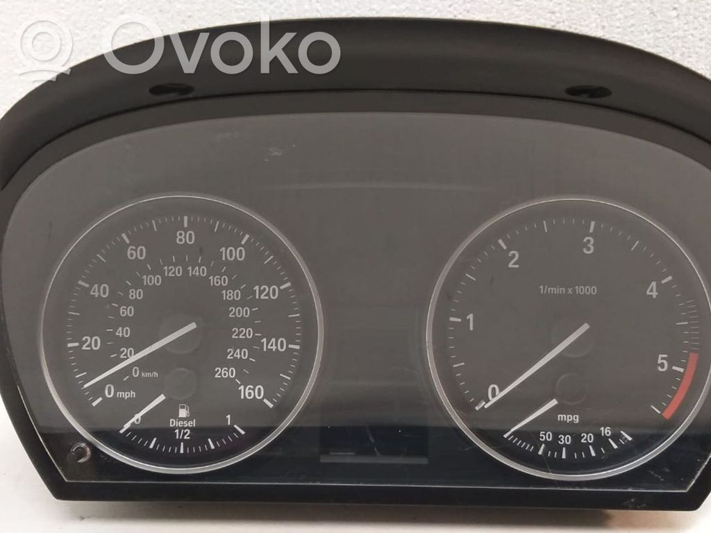 BMW 3 E90 E91 Speedometer (instrument cluster) 