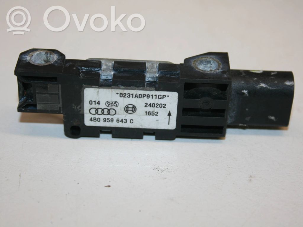 Audi A6 S6 C5 4B Czujnik uderzenia Airbag 