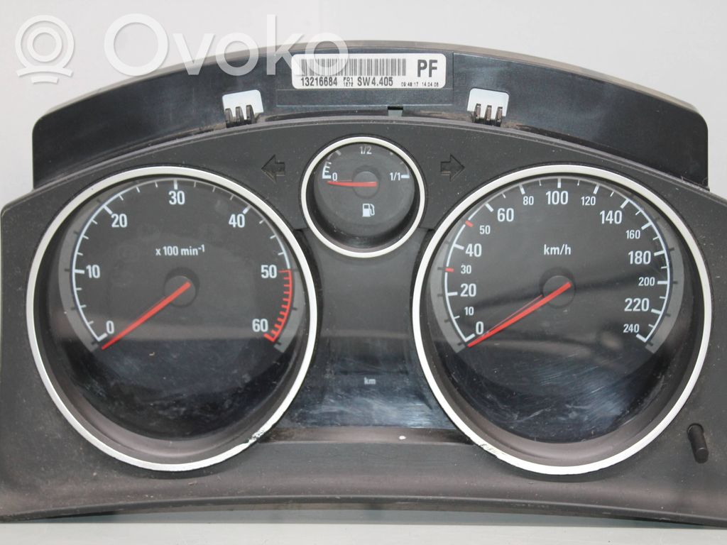 Opel Astra H Speedometer (instrument cluster) 