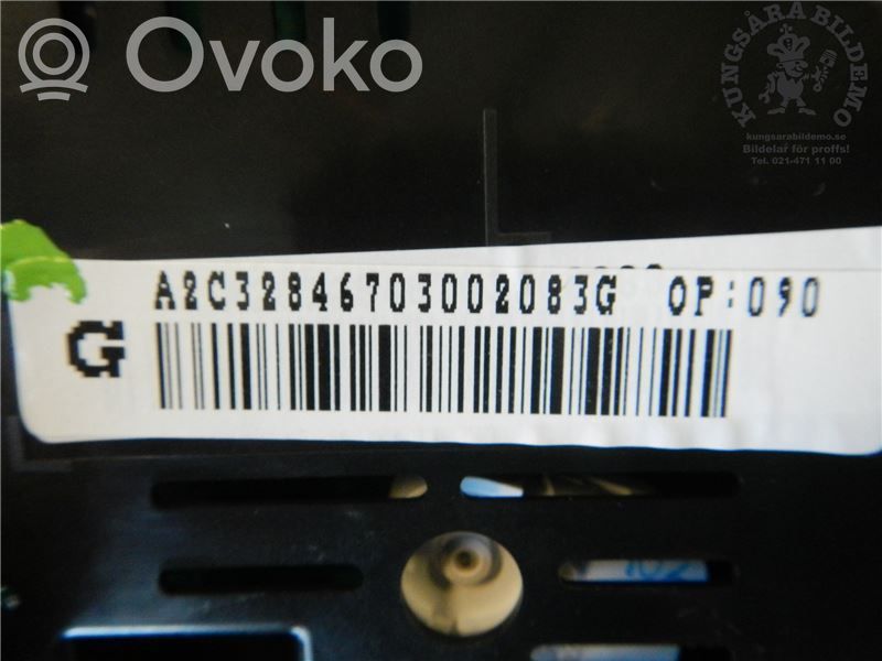 Opel Mokka Vitezometru (grup de instrumente) 