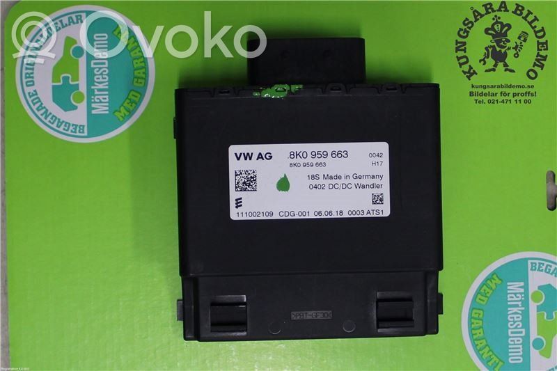 Autres unités de commande / modules   8K0959663,8K0959663,8K0959663