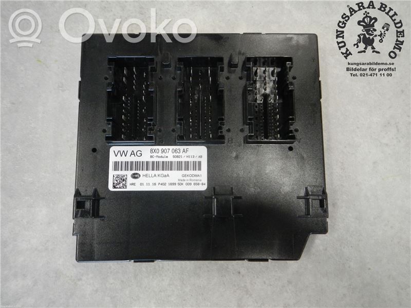 Other control units/modules   8X0907063AF