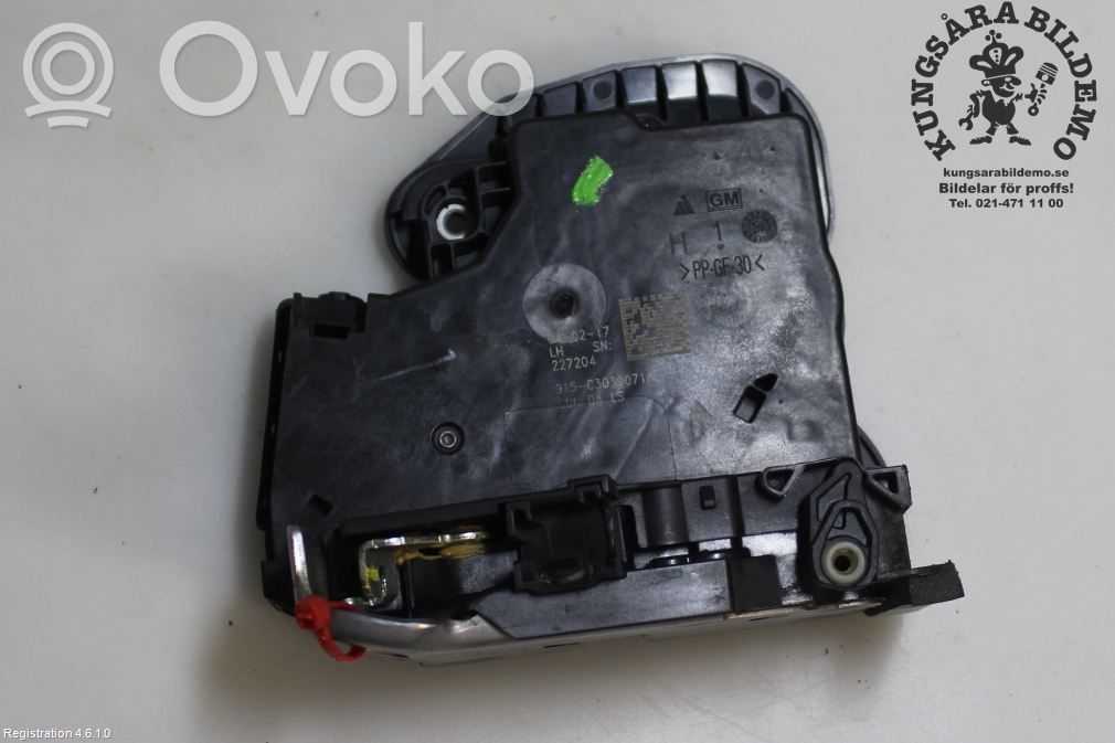 Opel Astra K Priekinė durų spyna 