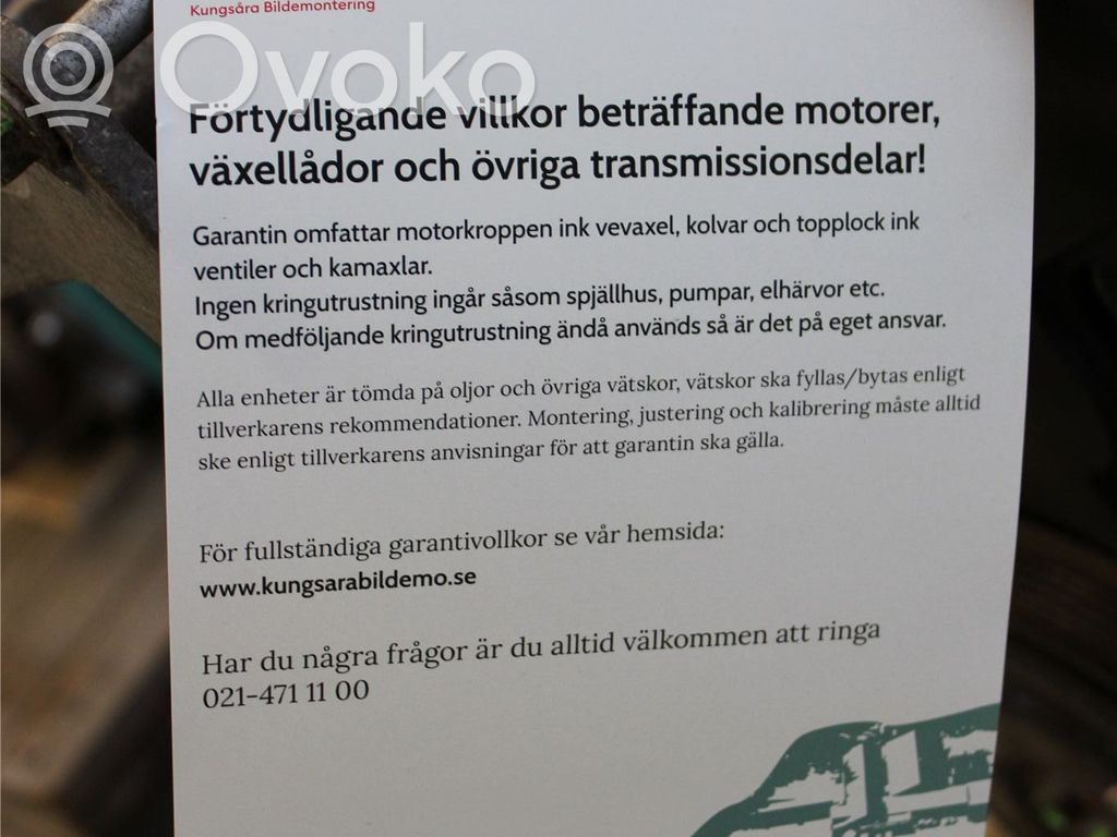 Volvo V70 Moottori 