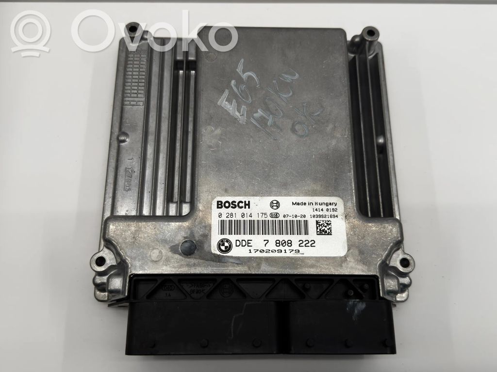 BMW 7 E65 E66 Engine control unit/module 