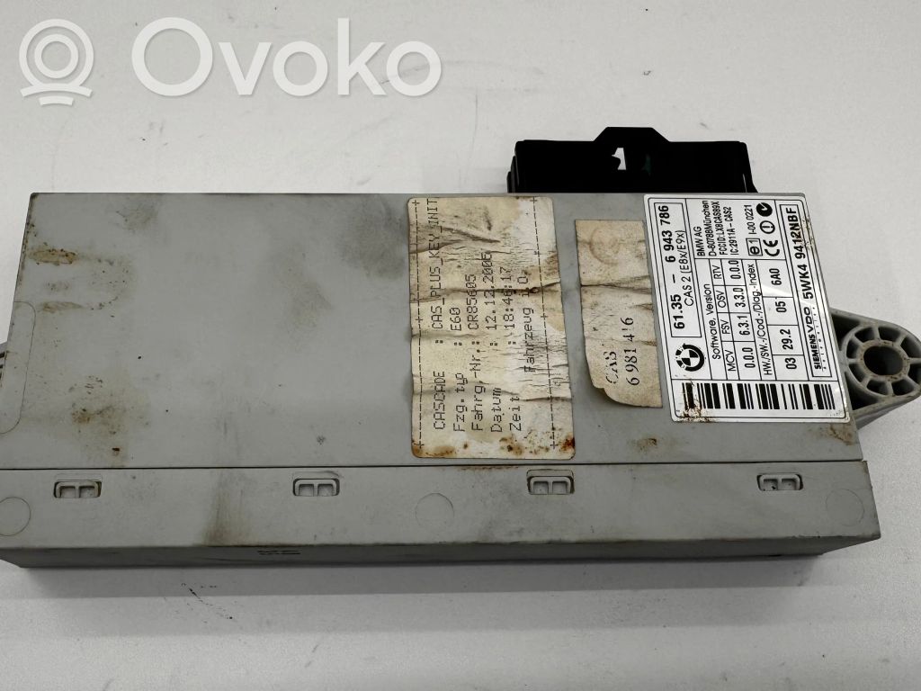 CAS control unit/module   6943786,6981416,5WK49412NBF