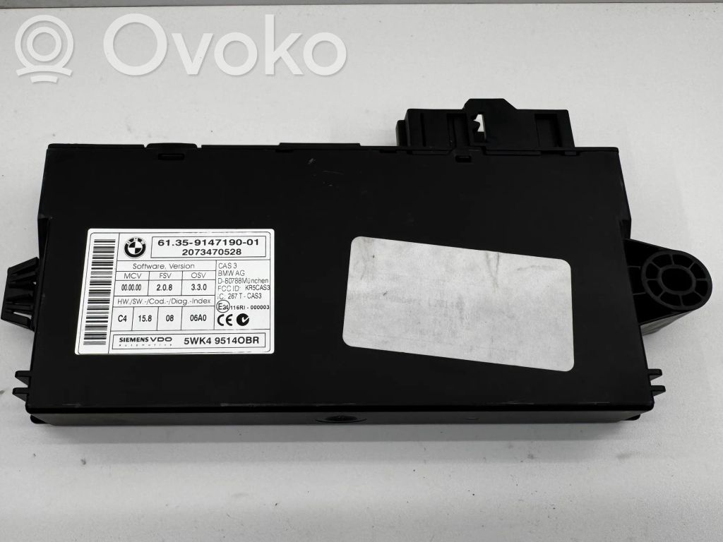 BMW 5 E60 E61 CAS control unit/module 