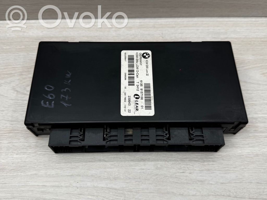 BMW 5 E60 E61 Moduł / Sterownik komfortu 