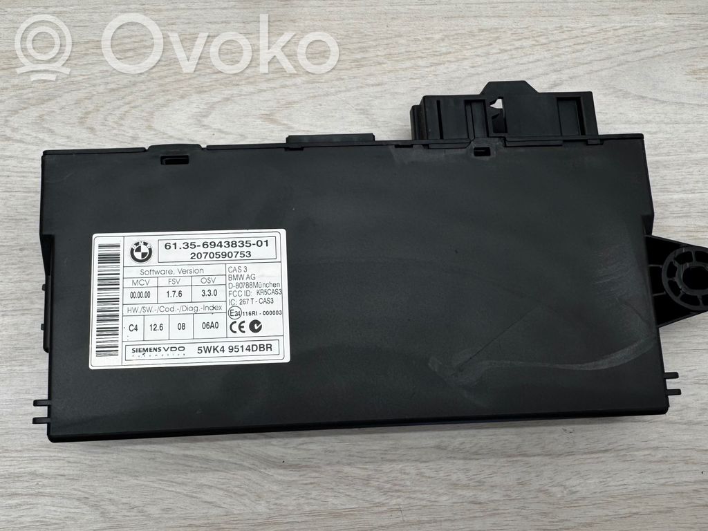 BMW 3 E92 E93 CAS control unit/module 