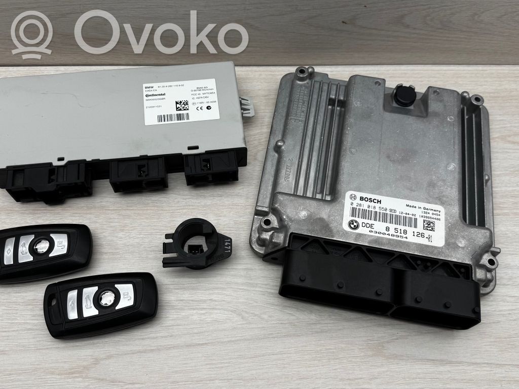 BMW 5 F10 F11 Engine ECU kit and lock set 