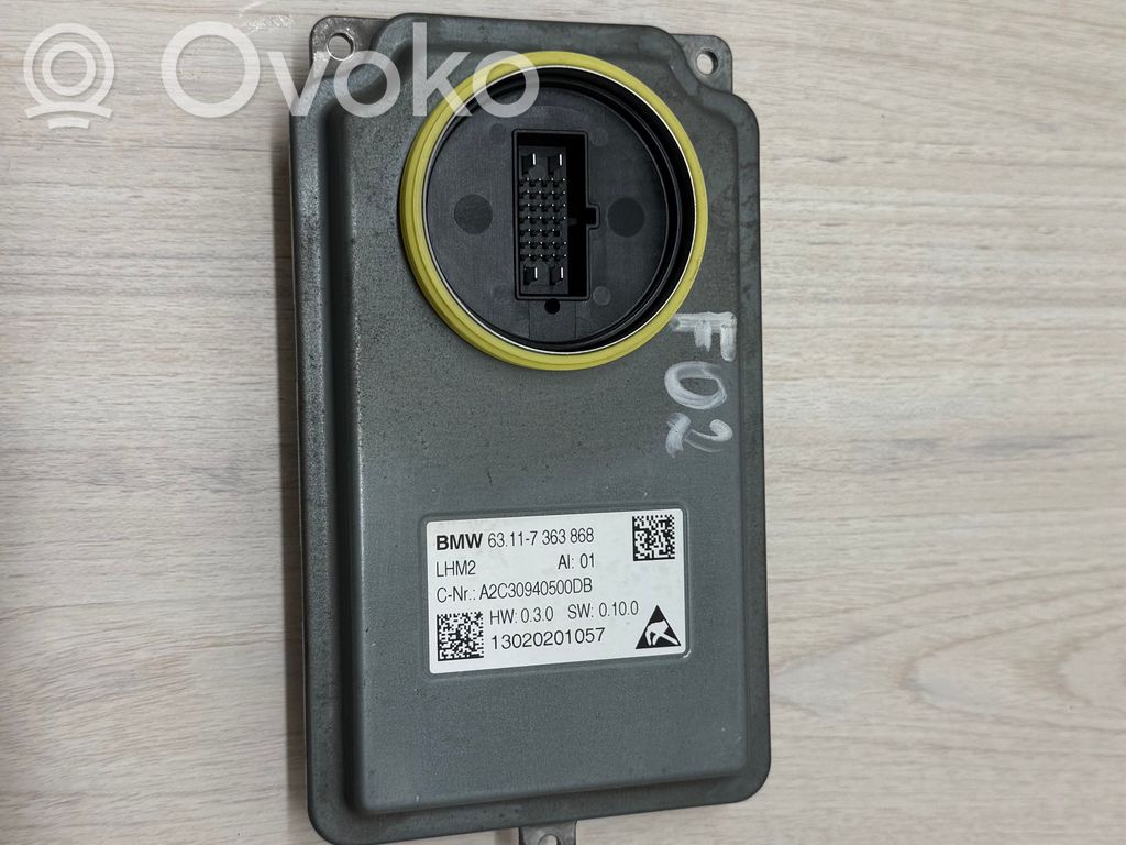 BMW 7 F01 F02 F03 F04 Moduł sterujący statecznikiem LED 