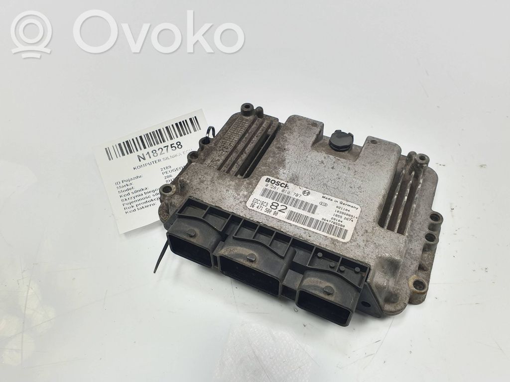 Peugeot 206 Engine control unit/module ECU 