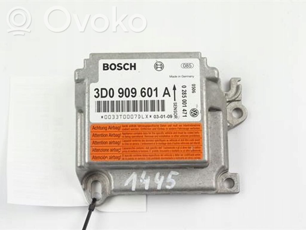 Volkswagen Phaeton Airbag control unit/module 