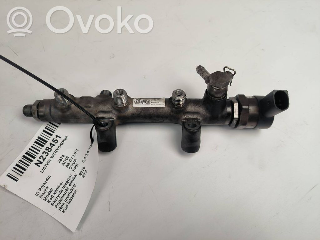 Audi A6 S6 C7 4G Fuel main line pipe 