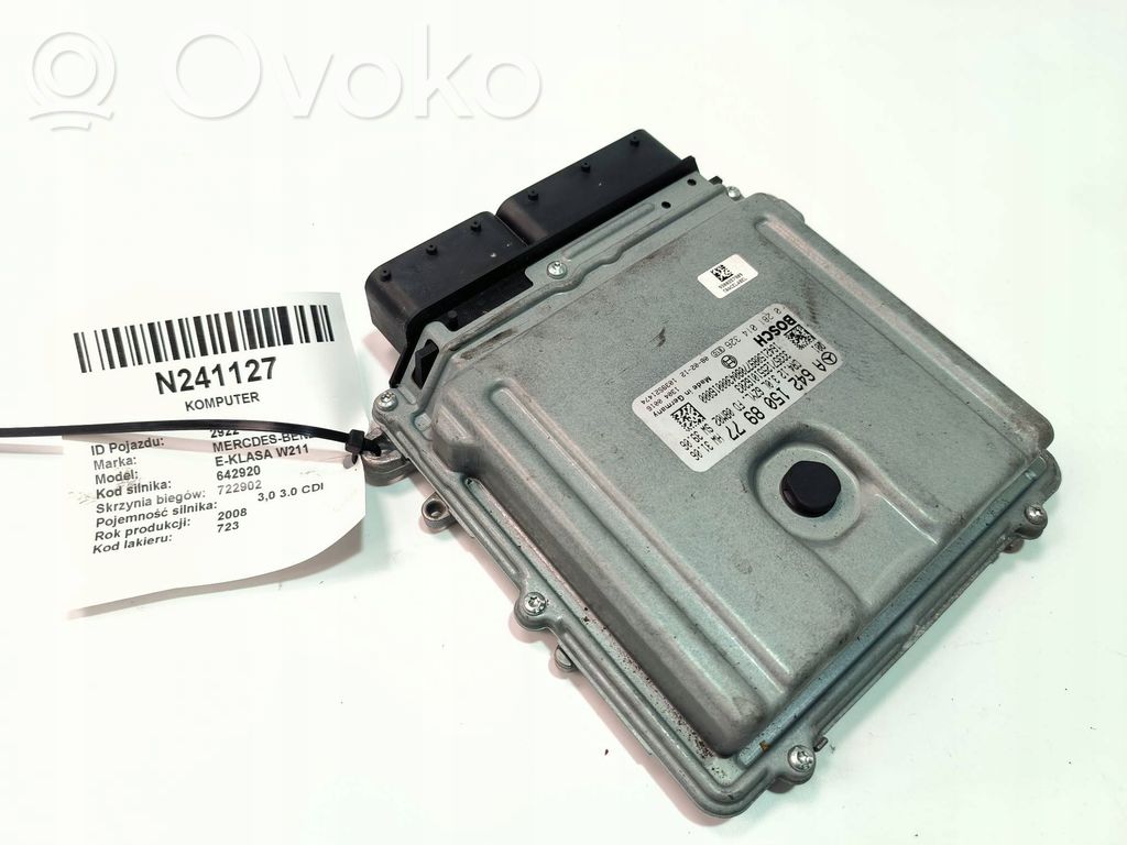 Mercedes-Benz E W211 Engine ECU kit and lock set 