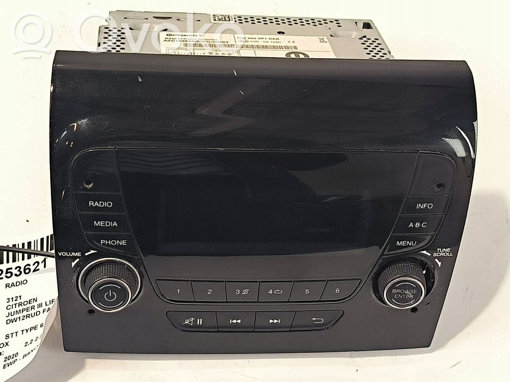 Citroen Jumper Panel / Radioodtwarzacz CD/DVD/GPS 