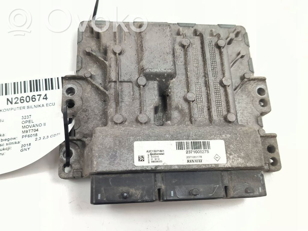 Opel Movano B Engine control unit/module ECU 