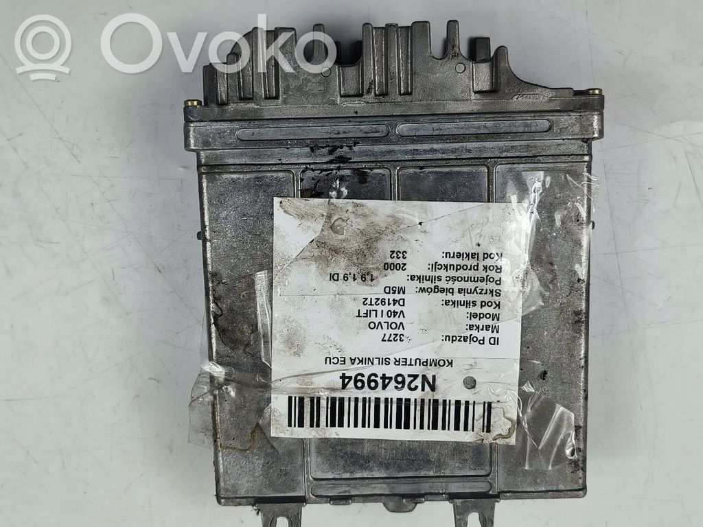 Volvo S40, V40 Unitate control motor/modul ECU 