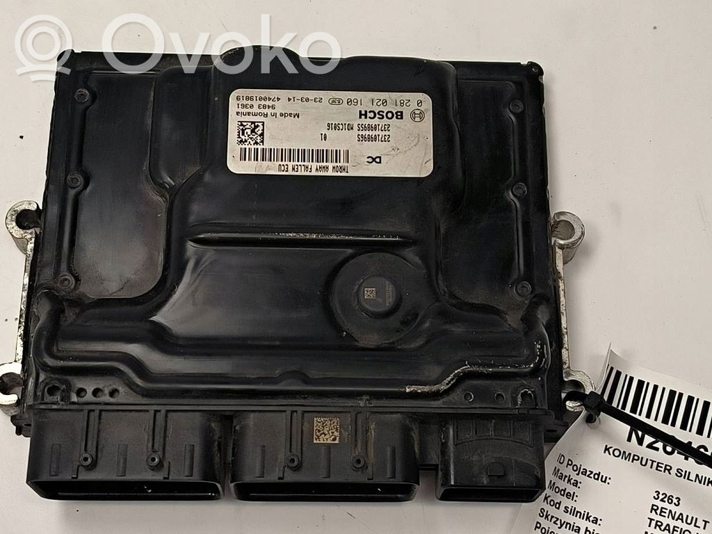 Renault Trafic III (X82) Engine control unit/module ECU 