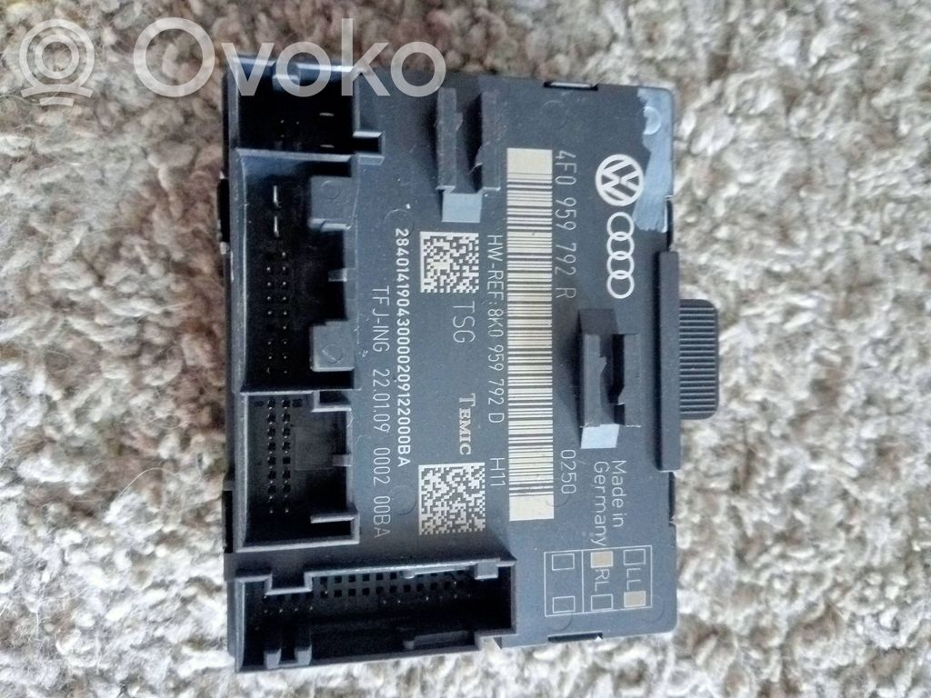 Unité de commande module de porte   4F0959792R