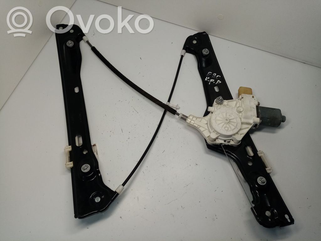 BMW 3 E90 E91 Front door window regulator with motor 