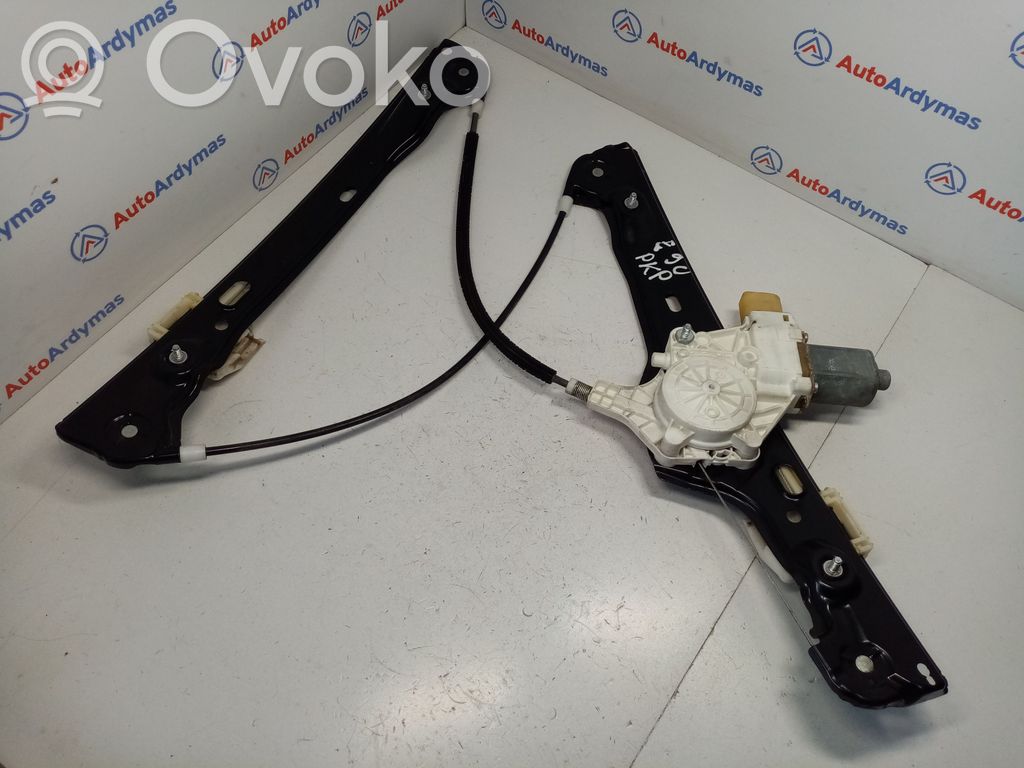 BMW 3 E90 E91 Front door window regulator with motor 